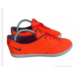 Nike Mini Sneaker Lace Casual Sneakers, #724747-641, Solar/Navy, Womens Size 10